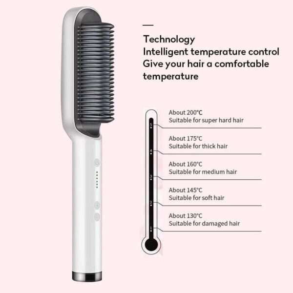 New Ceramic Heated Hair Brush - Image 2