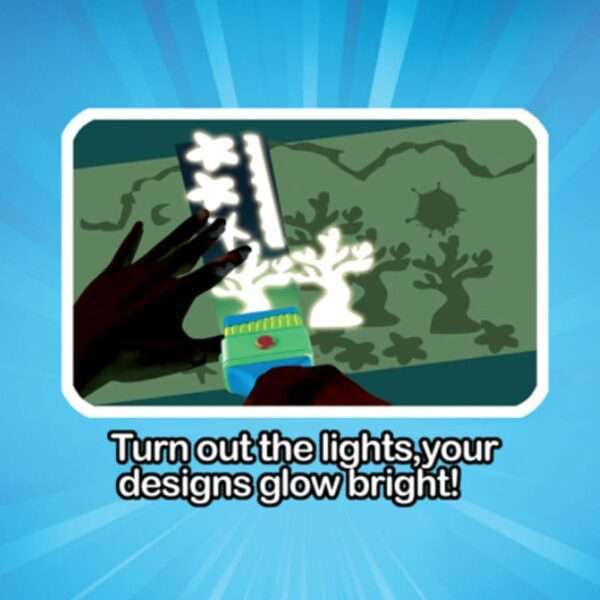 LED Glowing Educational Painting Brush With Pattern Set - Image 5