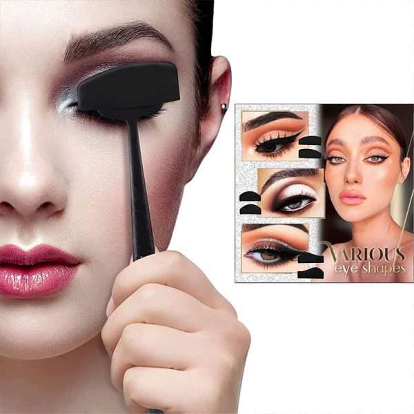 6 in 1 Silicone Eyeshadow Crease Line Stencil - Image 4