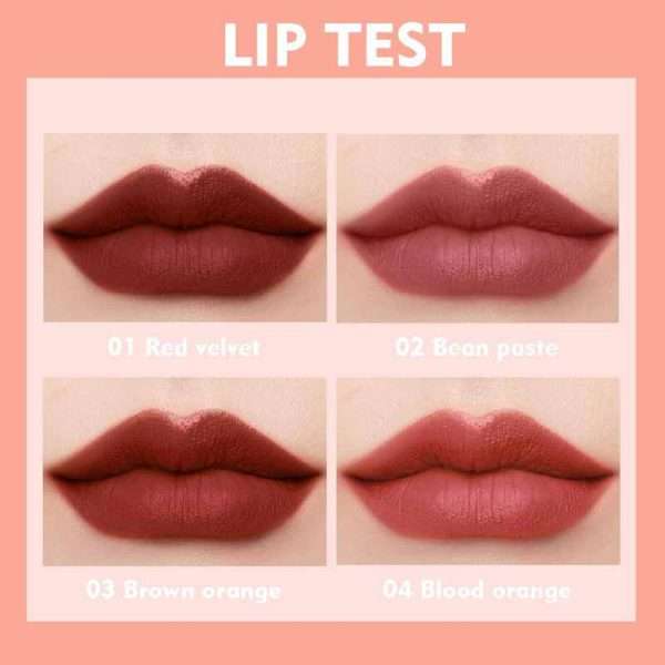 Hey Girl Smoke Tube Waterproof Matte Lipstick 4Pcs | FREE DELIVERY - Image 4