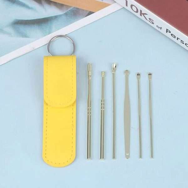 Stainless Steel 6 Pieces Ear Wax Removal Kit - Image 10