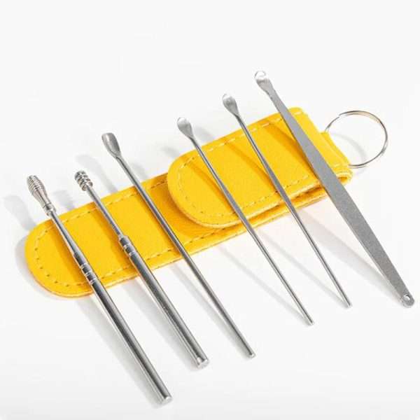 Stainless Steel 6 Pieces Ear Wax Removal Kit - Image 3