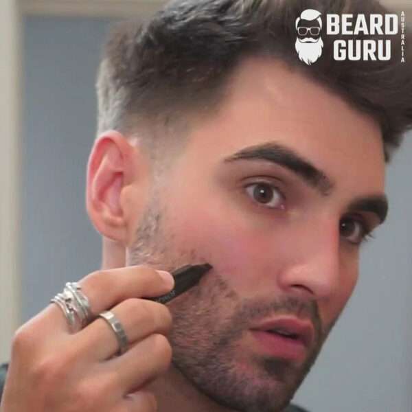 Pack of 3 Waterproof Liquid Eyebrow & Beard Filling Four Point Pen - Image 5