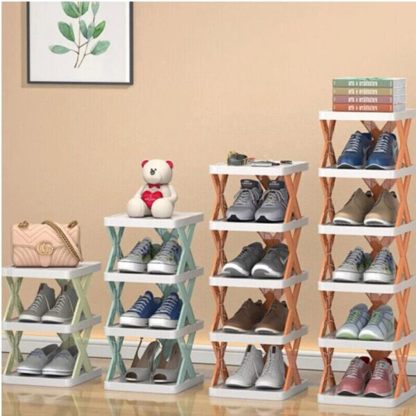 X Shape Shoe Rack