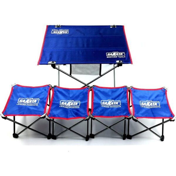 Supreme Quality SAKATA Portable Folding Camping Table Stool Sets - Image 4