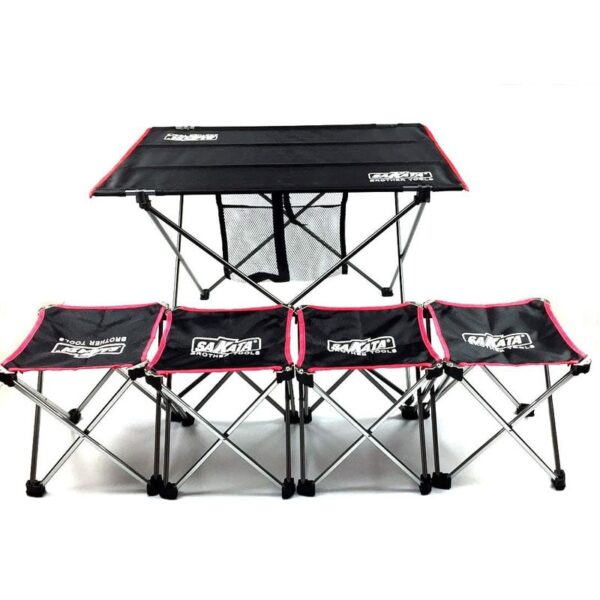 Supreme Quality SAKATA Portable Folding Camping Table Stool Sets - Image 2