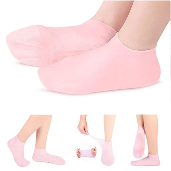 Silicone Moisturizing Gel Socks for Smooth Feet
