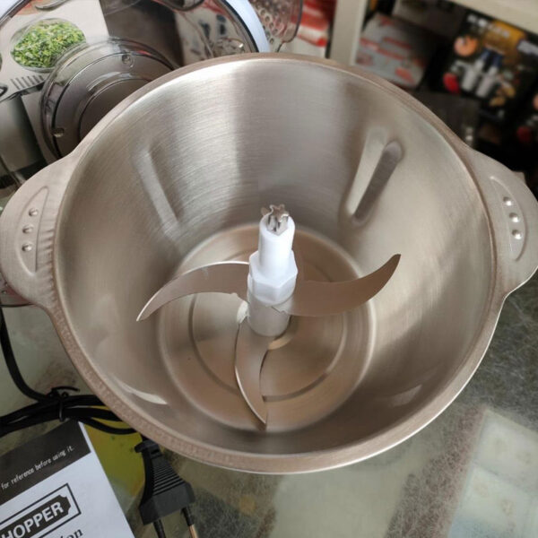 Stainless Steel Premium Quality Silver Crest Meat And Vegetable Chopper Grinder - Image 3