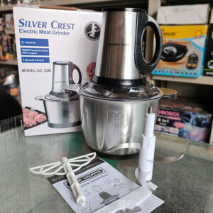 Stainless Steel Premium Quality Silver Crest Meat And Vegetable Chopper Grinder