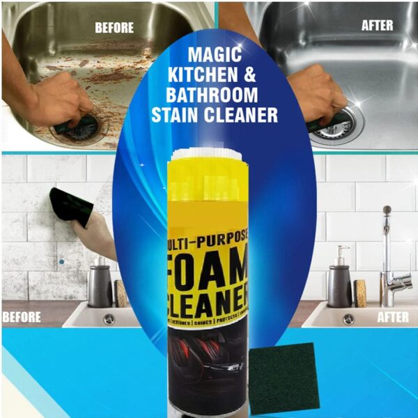 Origianl Korean Formula Kitchen Cleaner Magic Foam Spray | Effective Grease & Stain Remover