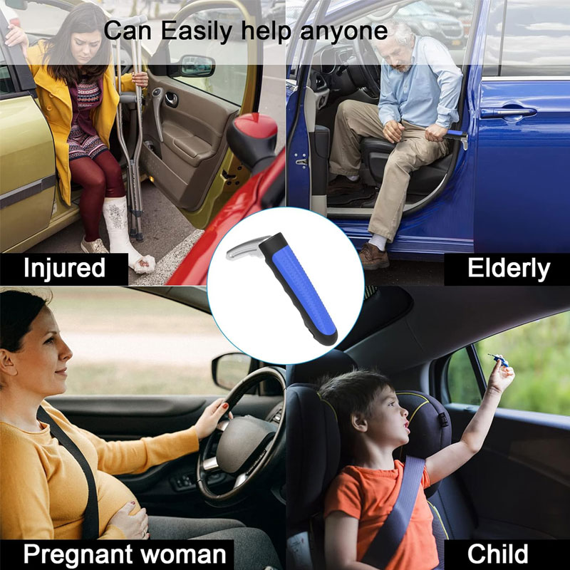 Car Door Handle Grip 2 in 1 Multifunction - Door Handle Grip For Elders & Window Breaker - Image 5