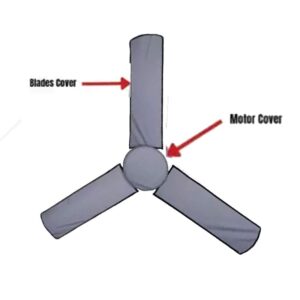 Dustproof 3 Blade Ceiling Fan Cover With Motor Cover
