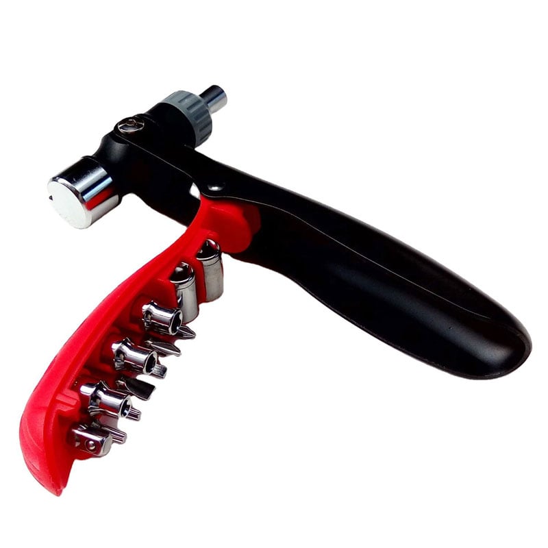 16 in 1 Multi-Purpose Screwdriver Socket And Hammer Rachet Tool Set