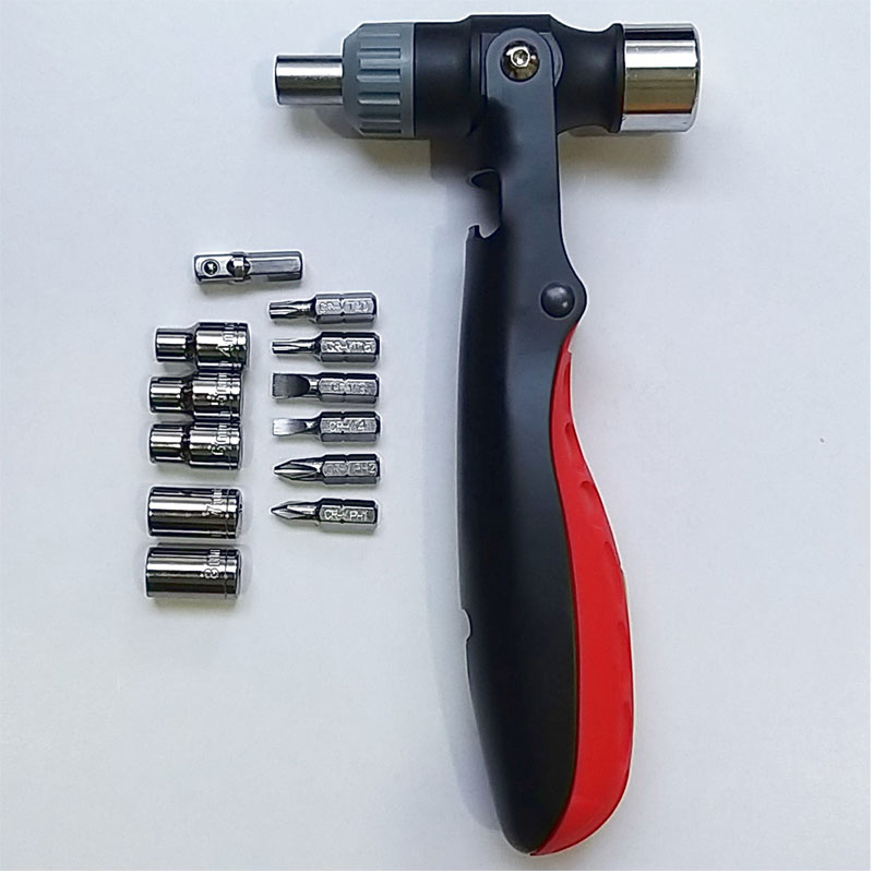 16 in 1 Multi-Purpose Screwdriver Socket And Hammer Rachet Tool Set - Image 5