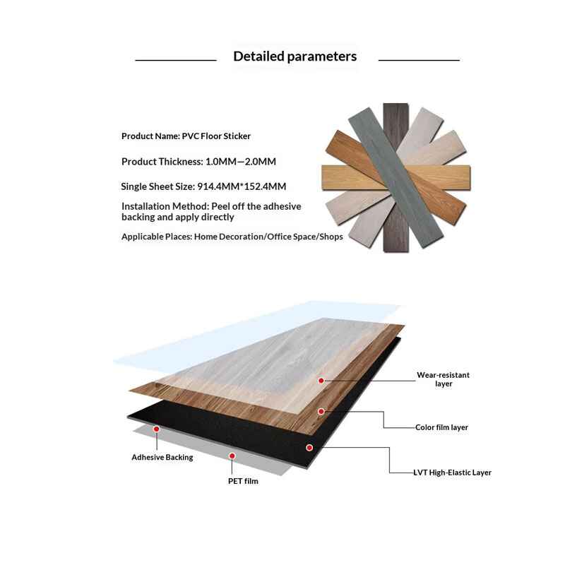 PVC Vinyl Floor Stickers â Peel & Stick Flooring - Image 8