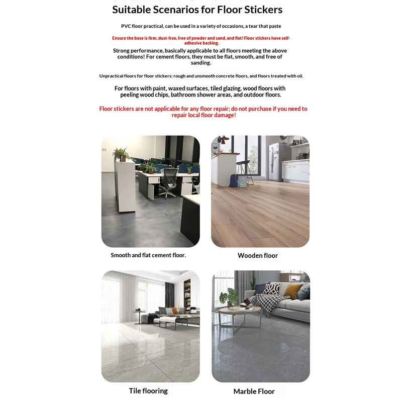 PVC Vinyl Floor Stickers â Peel & Stick Flooring - Image 11