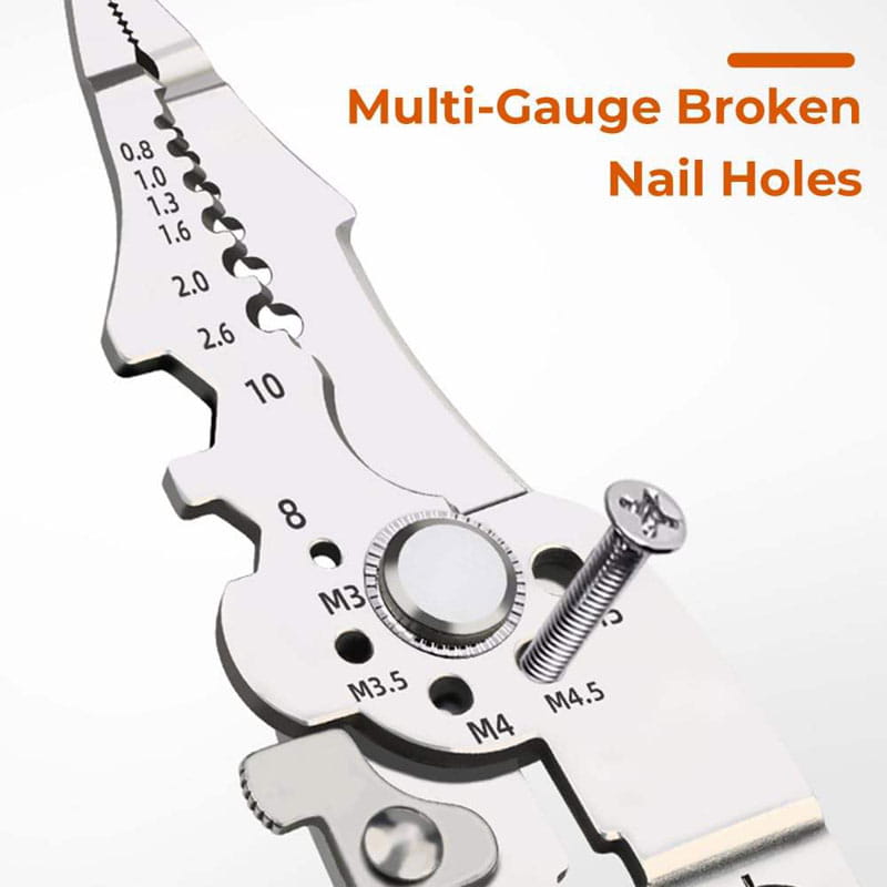 21 in 1 Multi-Function Steel Cable Cutter and Wire Stripper Crimper Tool Non-Slip Adjustable Pliers - Image 2