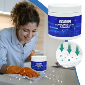 Multipurpose foam powder cleaner | Heavy-duty degreaser and rust remover | Kitchen, bathroom, grill, and tile scrubbing | Safe on brass, porcelain, and stainless steel |