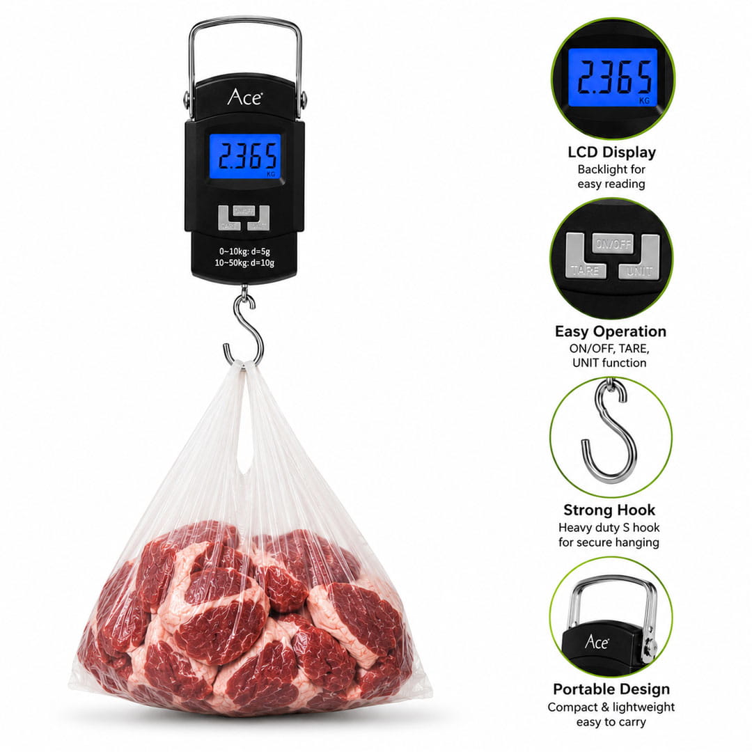 50KG Digital Hanging Weight Scale - Eid Qurbani Special
